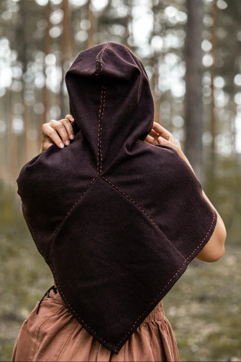 Early Medieval Hood Halfdan made of Wool