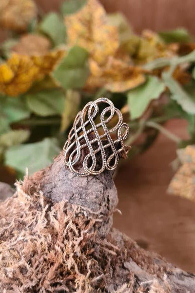 Early Medieval Bronze Ring Knot Pattern