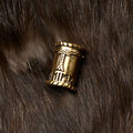 Germanic Beard & Jewelry Bead Irminsul made of Bronze
