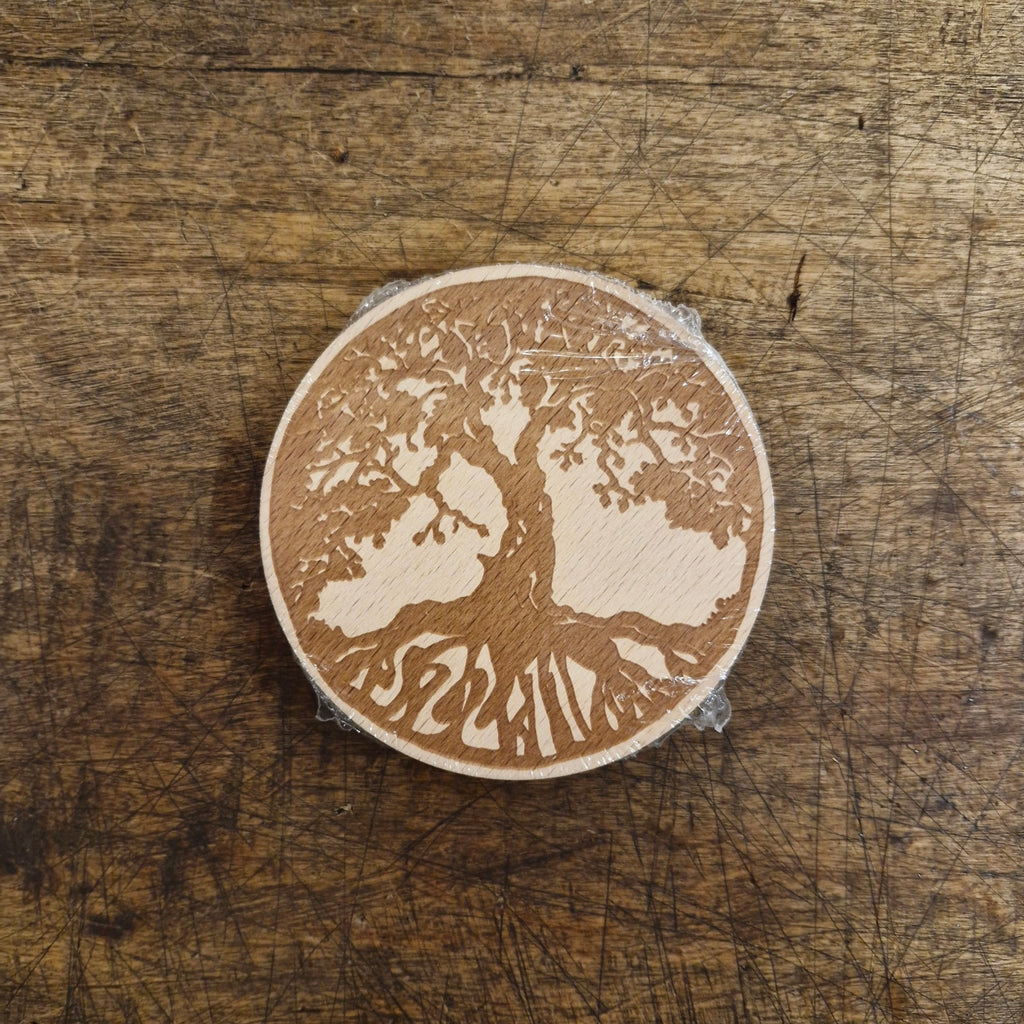 Beverage Coasters made of Beech Wood