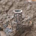 Wicca Haarperle Raben aus Silber