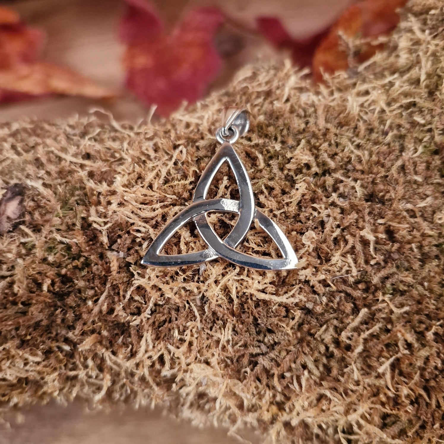 Kelten Amulett Triqueta aus Silber