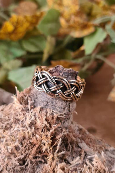 Celtic Bronze Braid Ring