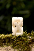 Celtic Hair & Bead Knotwork from Bone