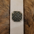 Celtic Ornamental Rivet Shield Knot for 3 cm Straps