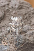 LARP Bartperle Helm des Paladin aus Silber