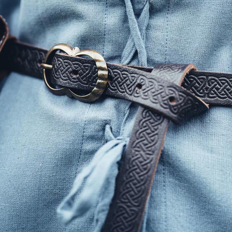 LARP Belt with Leather Embossing