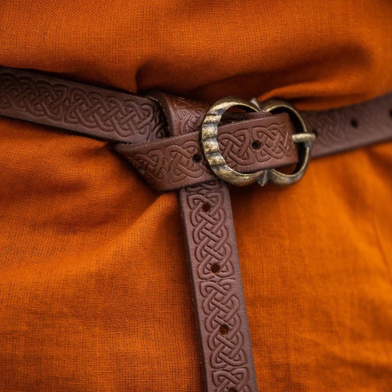 LARP Belt with Leather Embossing
