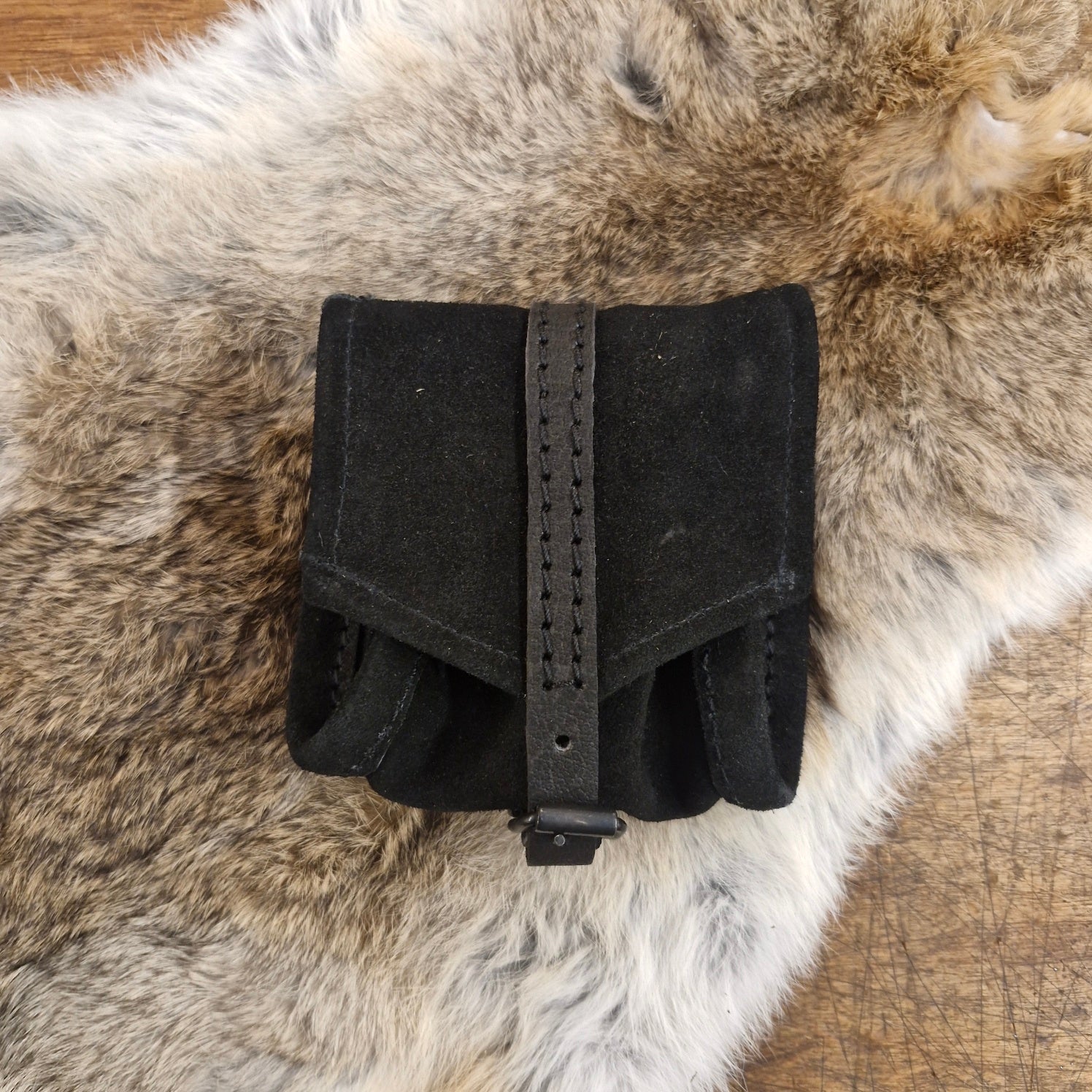 LARP Gürteltasche aus Rauleder