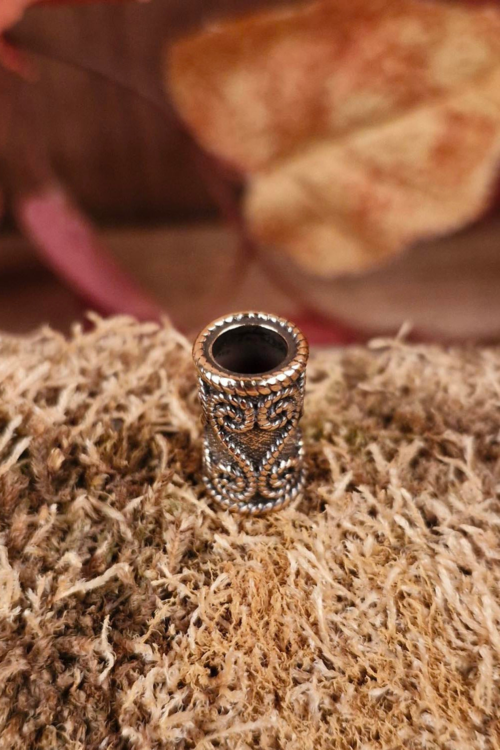 LARP Haarperle Spiralen aus Bronze