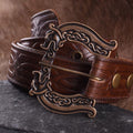 LARP Keltengürtel aus Leder braun