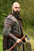 LARP Leder Schulterschutz aus Büffelleder