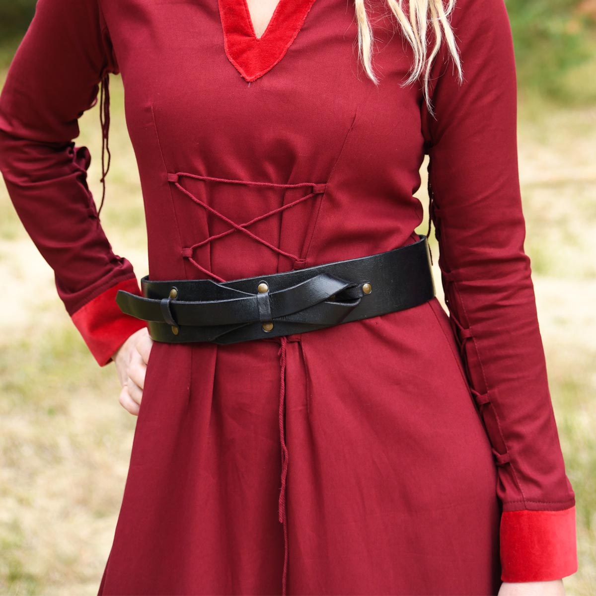 LARP Adventurer Leather Belt made of Buffalo Leather