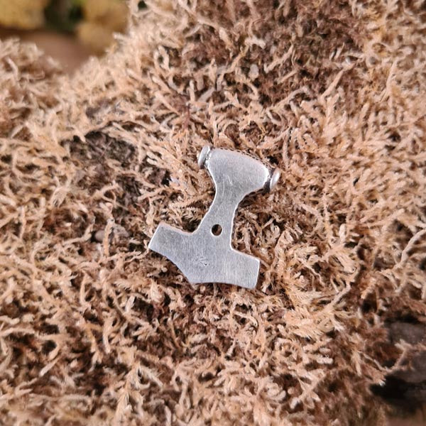 LARP Amulett Nordmann Hammer aus Silber