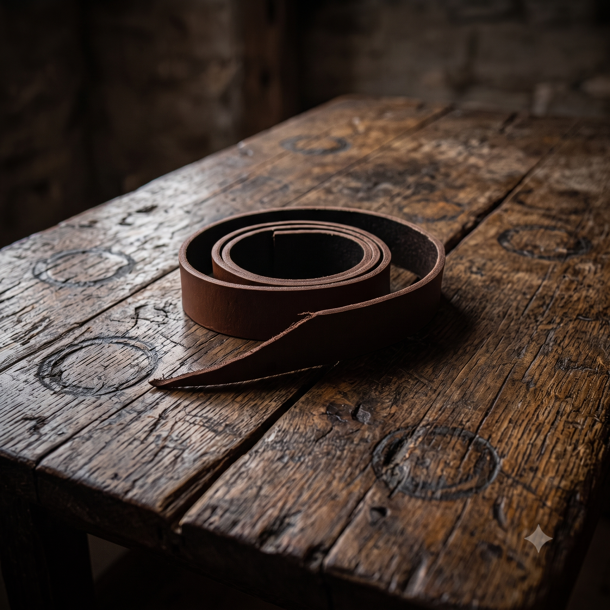 Lederriemen zum DIY im LARP und Mittelalter Reenactment
