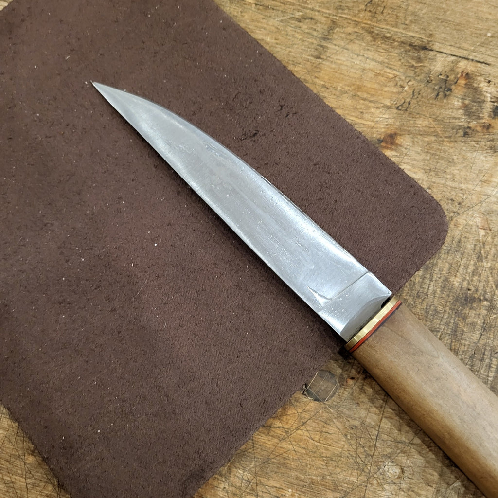 Lederstück 22 x 18 für DIY Messerscheiden aus Nubukleder