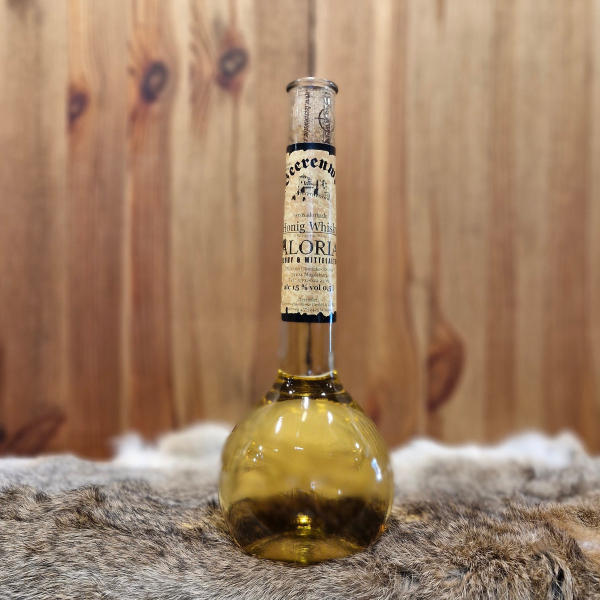 Honig Whisky in Elixierflasche