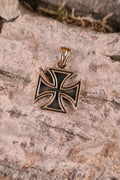 Mittelalter Amulett der Deutschritter aus Bronze