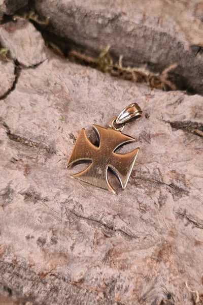 Mittelalter Amulett der Deutschritter aus Bronze