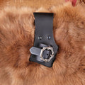 Medieval Leather Dagger Holder with Buckle