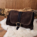Mittelalter Gürteltasche aus Veloursleder
