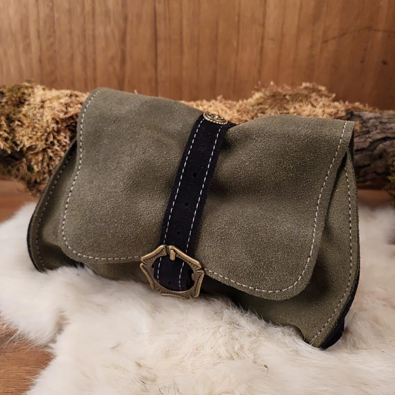 Medieval Suede Belt Pouch