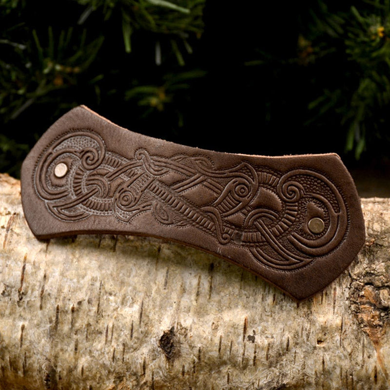 Medieval Leather Hair Clip