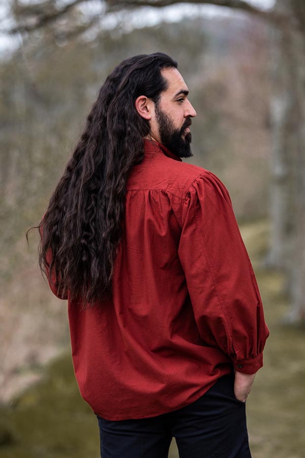 Mittelalter Hemd mit Schnürung