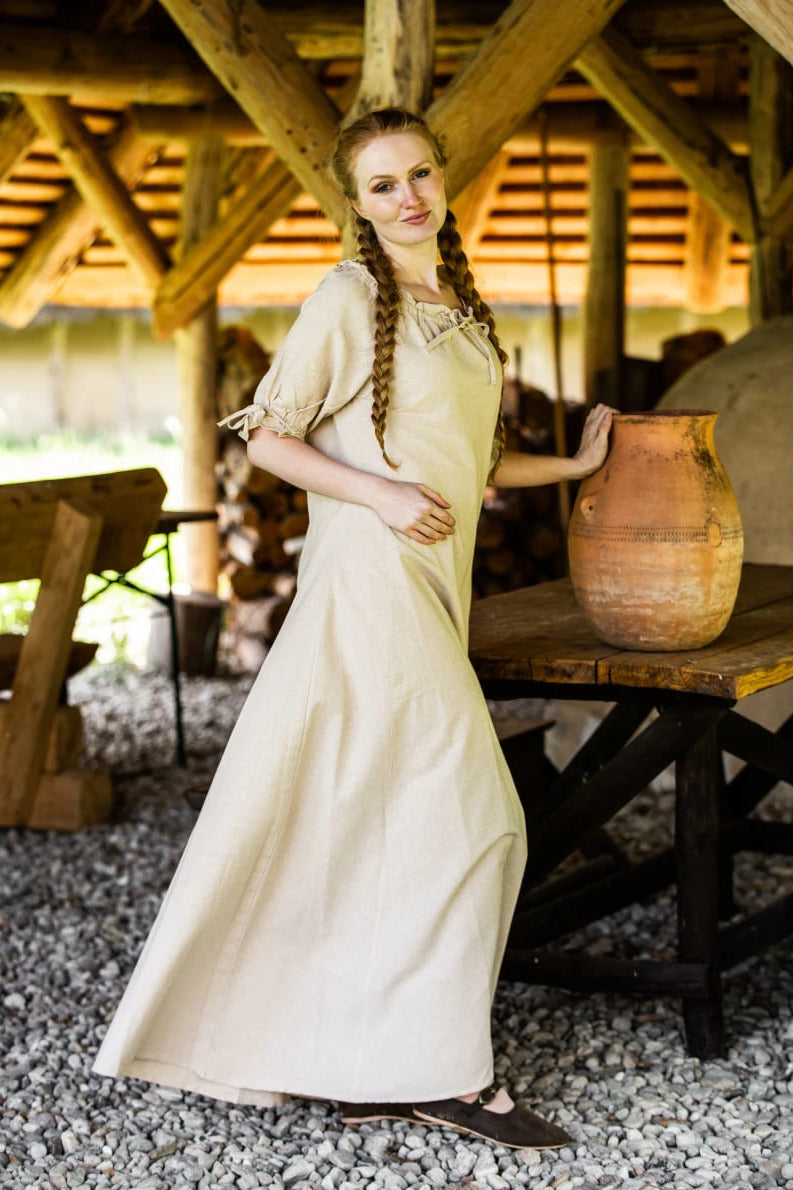 Mittelalter Sommerkleid kurzarm