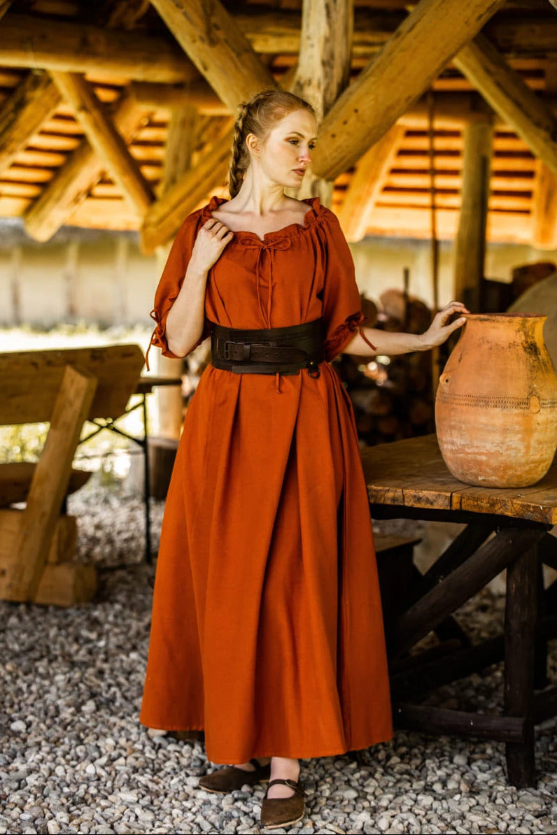 Mittelalter Sommerkleid kurzarm
