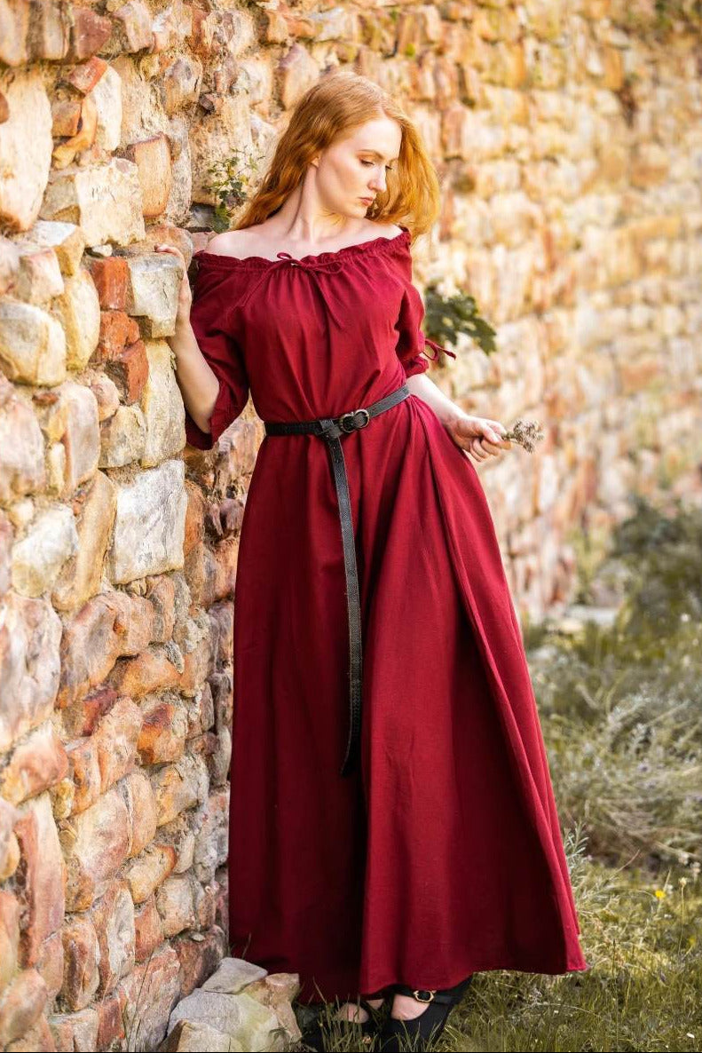 Mittelalter Sommerkleid kurzarm