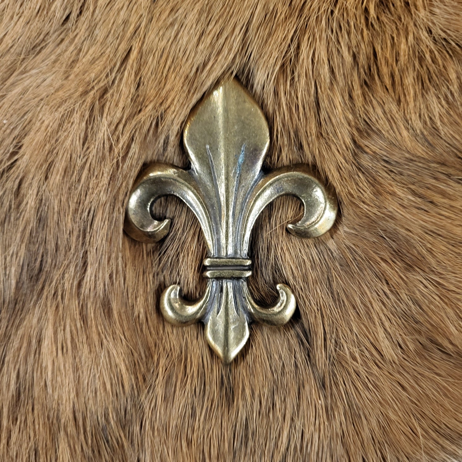 Large Late Medieval Ornamental Rivet Fleur-de-Lis