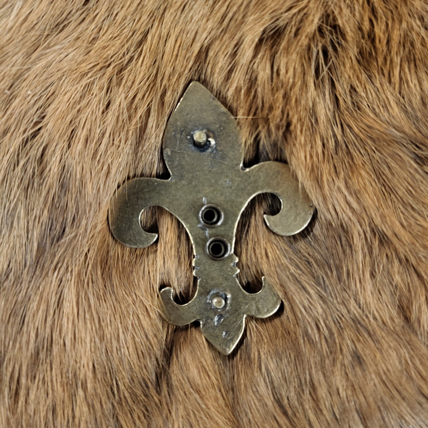 Large Late Medieval Ornamental Rivet Fleur-de-Lis