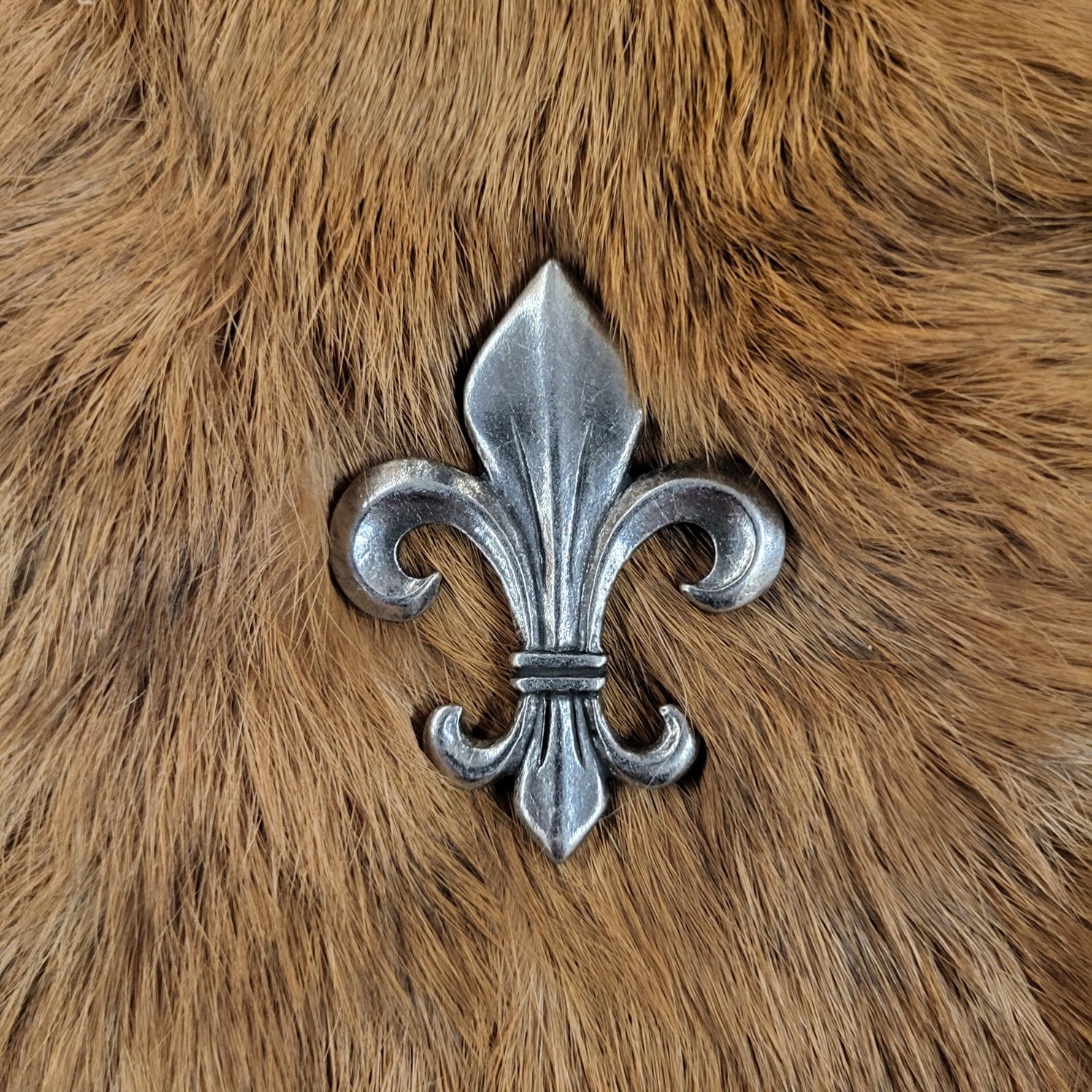 Large Late Medieval Ornamental Rivet Fleur-de-Lis