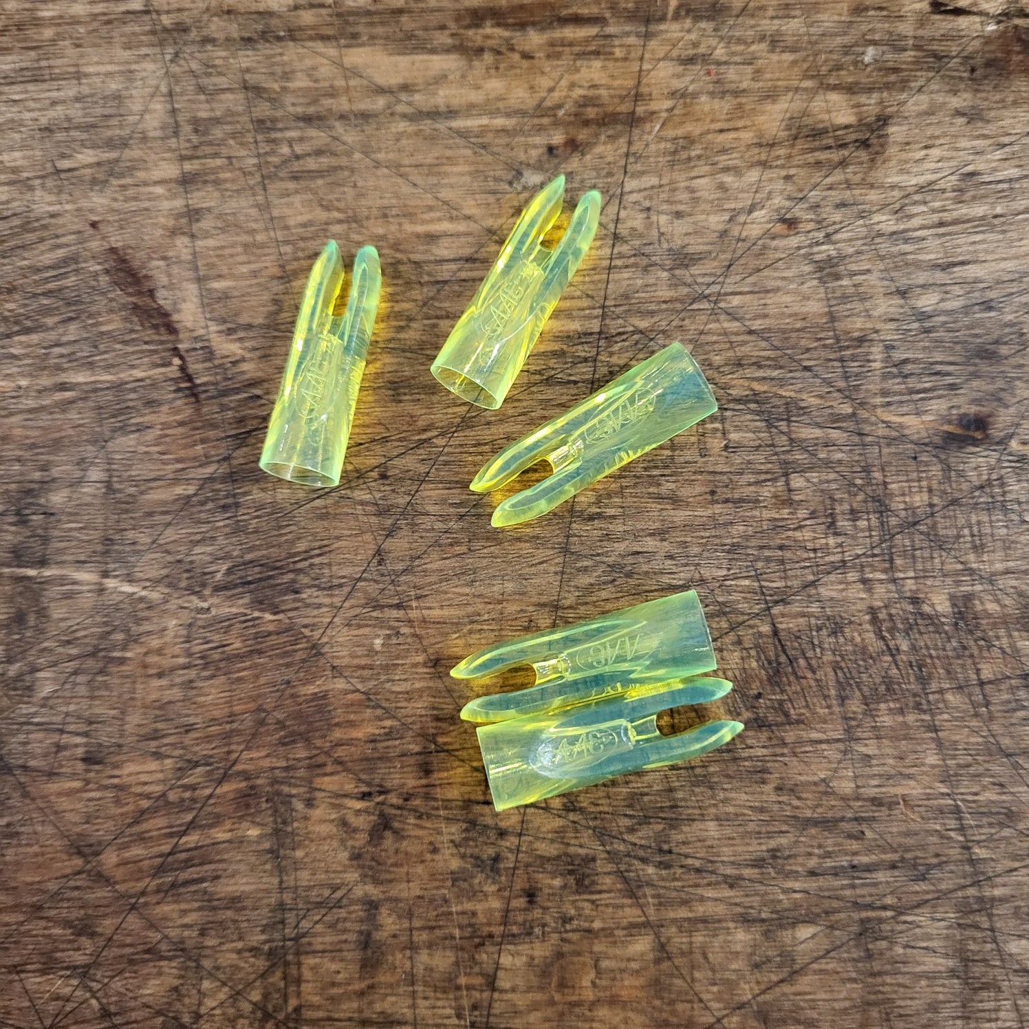 Nocks made of plastic 5/16 for DIY arrow building set of 5