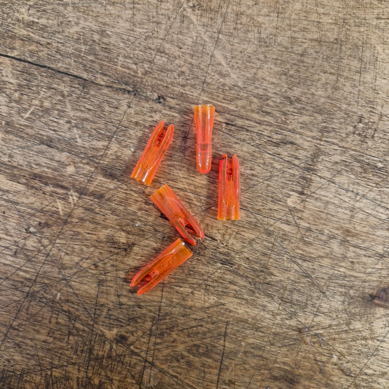 Nocks made of plastic 5/16 for DIY arrow building set of 5