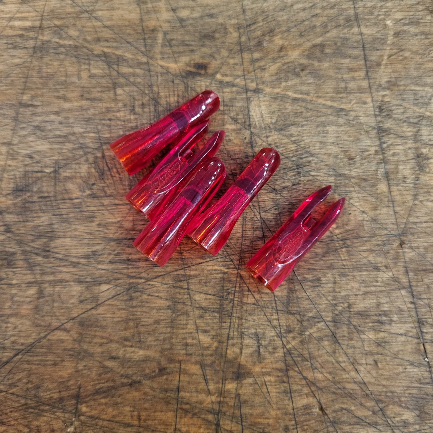 Nocks made of plastic 5/16 for DIY arrow building set of 5