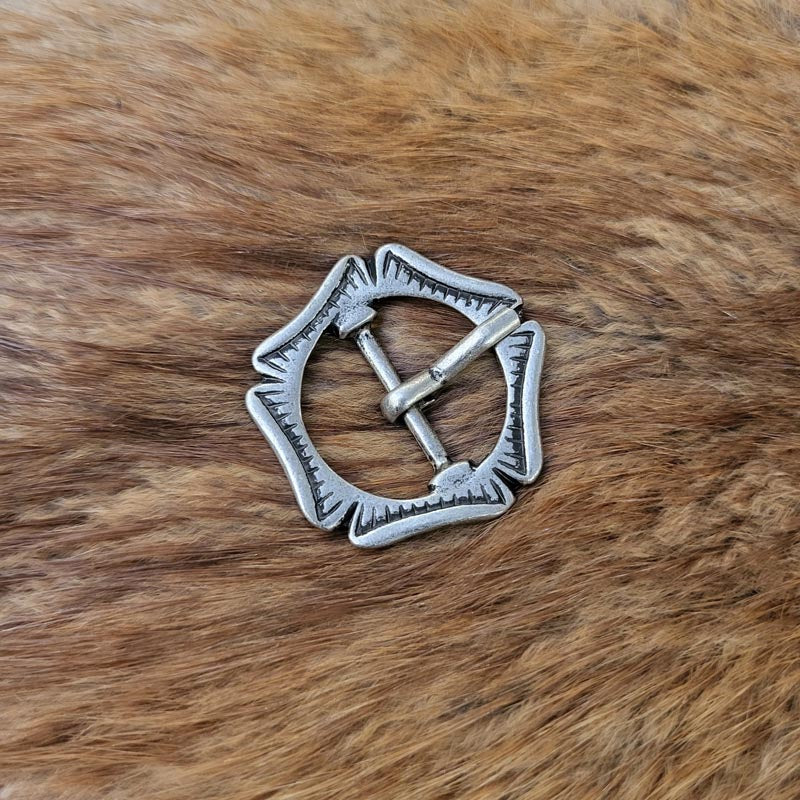 Renaissance Buckle Quinqefoil for 2 cm Belt - Replica