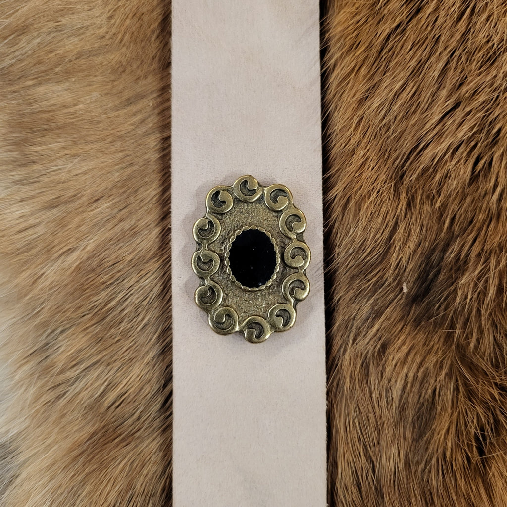 Renaissance Decorative Rivet Mirror for 3 cm Straps