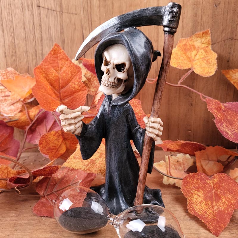 Hourglass Grim Reaper - hand-painted