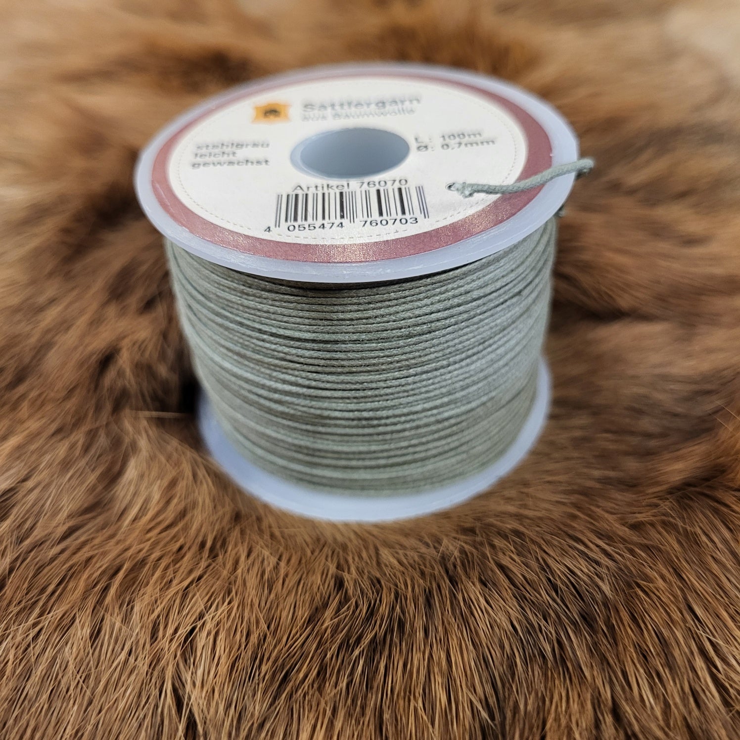 Sattlergarn für DIY Handnähen aus Baumwolle 0,7 mm 100m Rolle