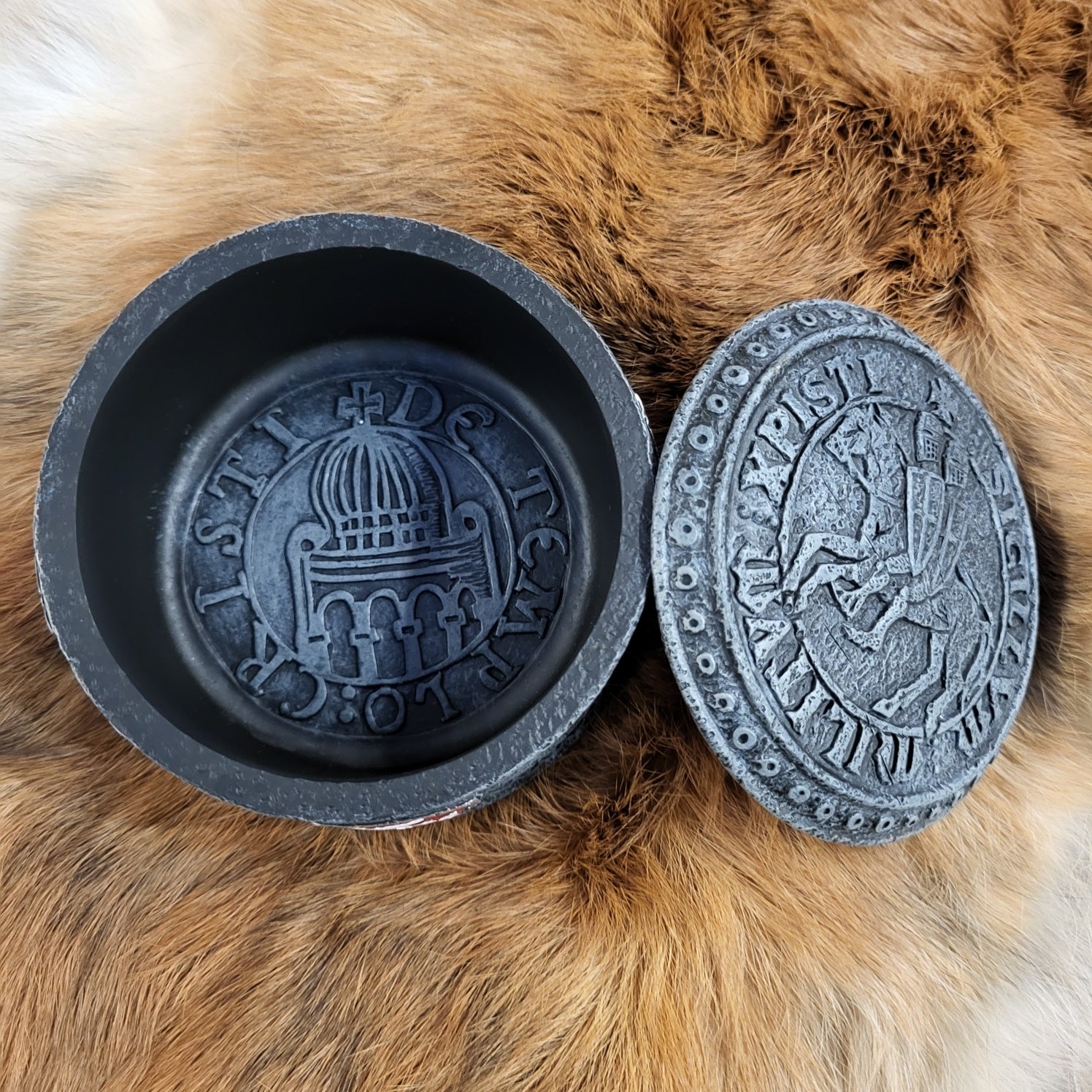 Casket Seal of the Knights Templar - Sigillum Militum Xpisti - Decoration