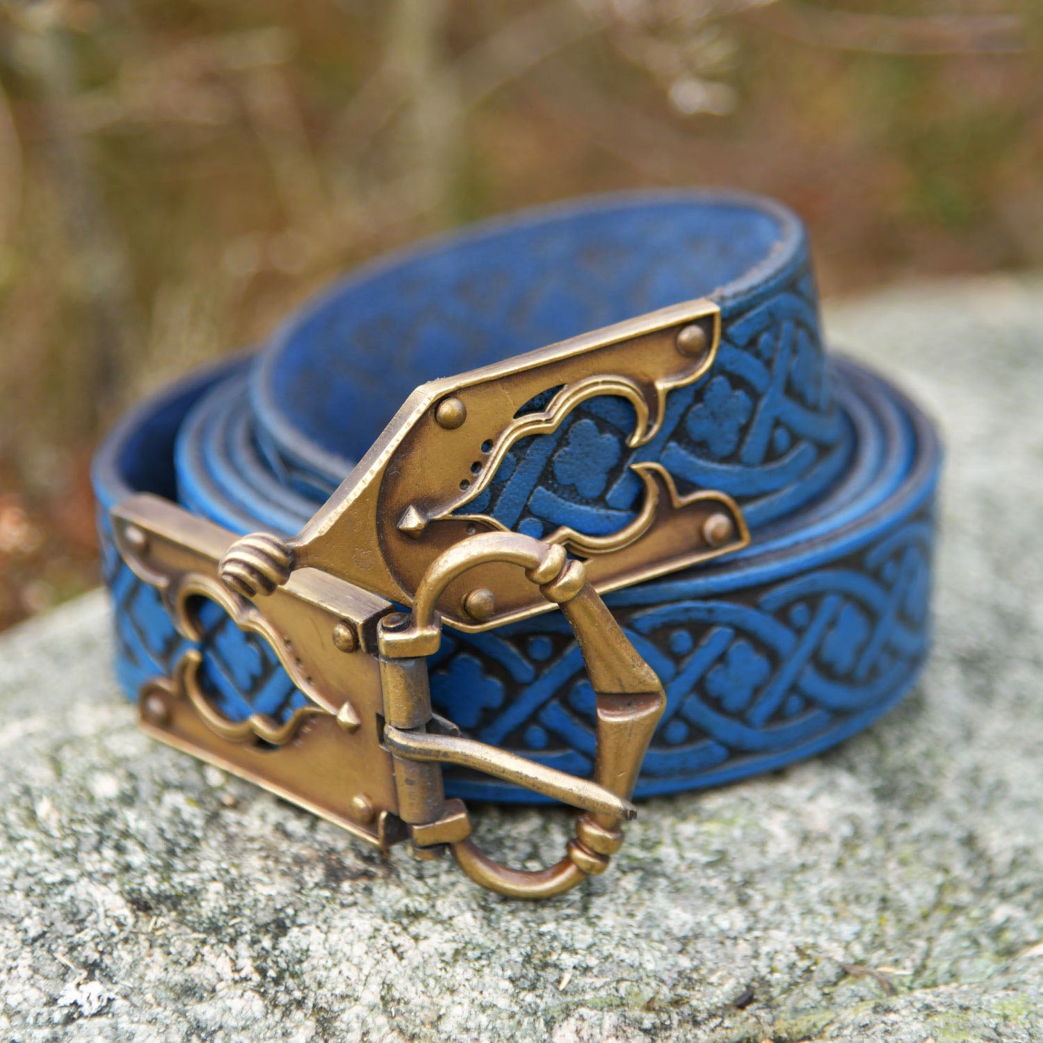 Late Medieval Leather Belt with Ornaments