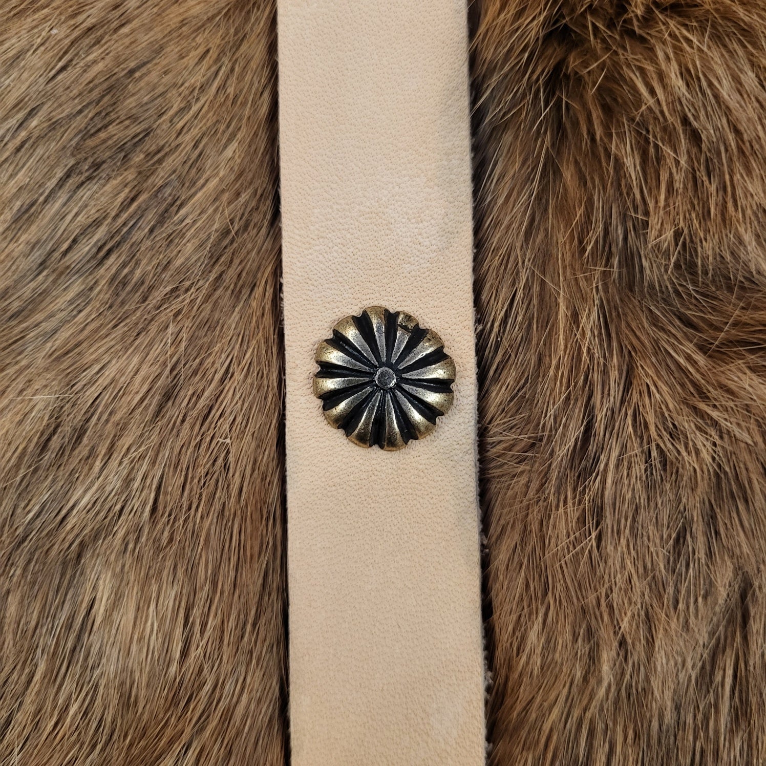 Late Medieval Decorative Rivet Rosette for 2 cm Straps