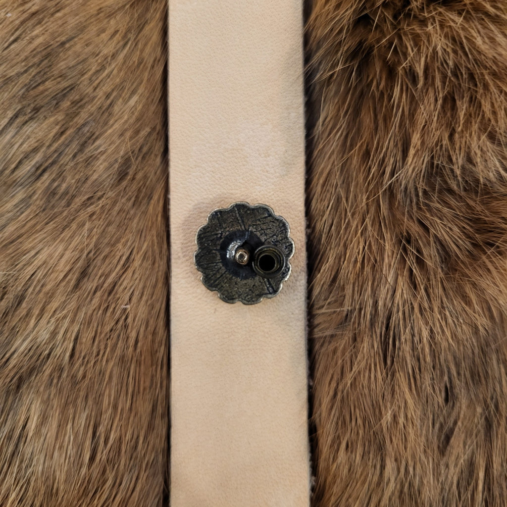 Late Medieval Decorative Rivet Rosette for 2 cm Straps