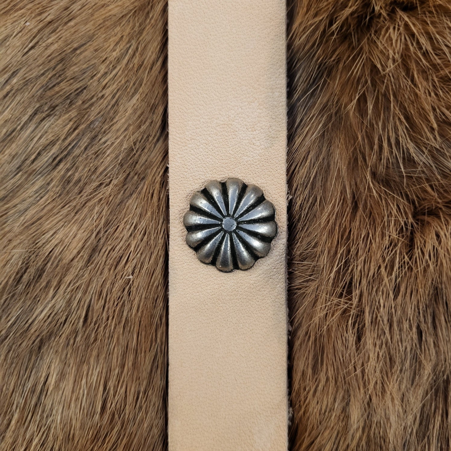 Late Medieval Decorative Rivet Rosette for 2 cm Straps