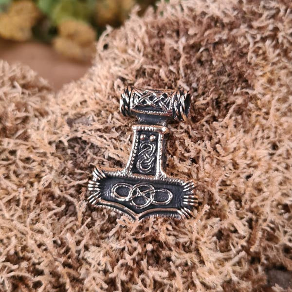 Thorshammer Asgard aus Bronze