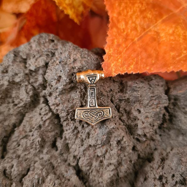 Thors Hammer Thorfinn aus Bronze