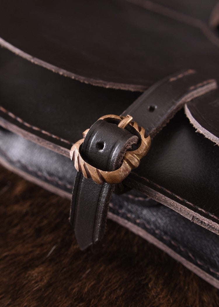 Mittelalter Nierentasche aus Leder - Einzelstück