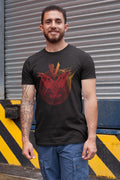 Vikings Flames T-Shirt schwarz